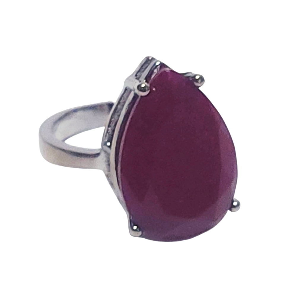9.35 ct Ruby Silver Ring